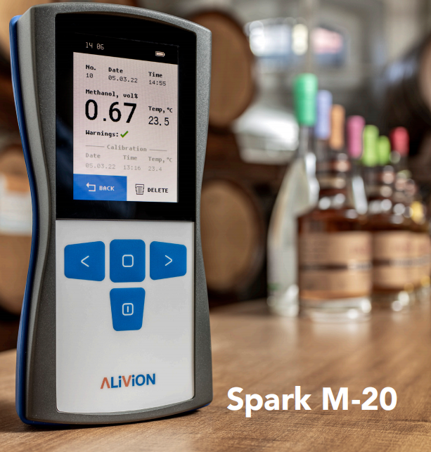 MÁY KIỂM TRA NHANH METHANOL - ALIVION SPARK M-20